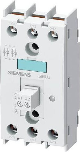 Siemens Halbleiterrelais 3RF22301AB35 30A Nullspannungsschaltend 600 V/AC in Weiß - Bild 1