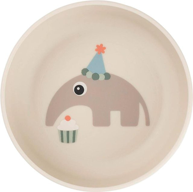 Done by Deer Foodie Bowl Celebration Esslernschüssel für Kinder in Sand/Beige - Bild 1