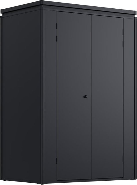 Gartenschrank Weide Noble aus verzinktem Stahl in Anthrazit mit 2000 l Volumen - Bild 1