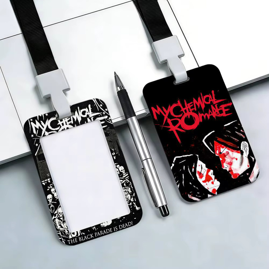My Chemical Romance Kartenhülle Ausweishalter aus Kunststoff in Schwarz für Schüler und Kinder - Bild 3