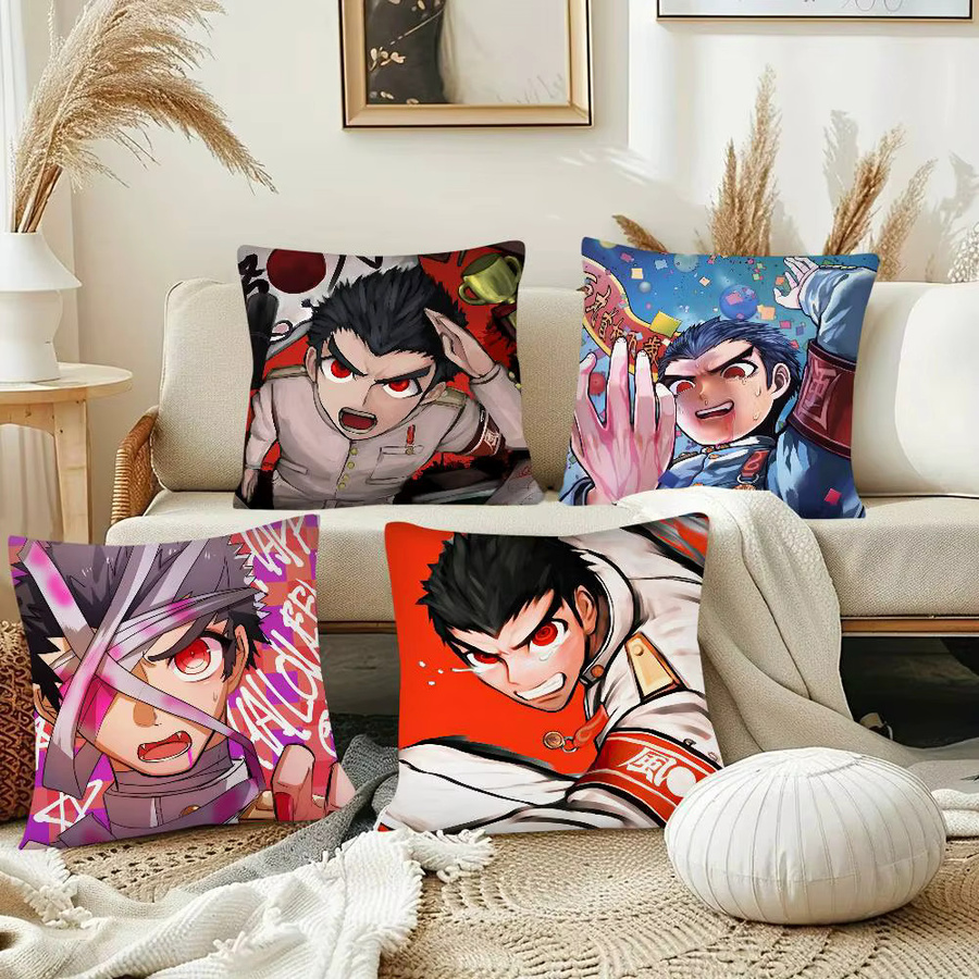 Kiyotaka Ishimaru Danganronpa Anime Kissenbezug Square, Mehrfarbig, 40 x 40 cm - Bild 2