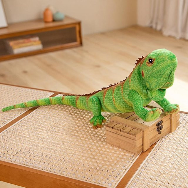 Yiran toy Chamäleon Plüschtier Echse Puppe 65cm - Bild 1