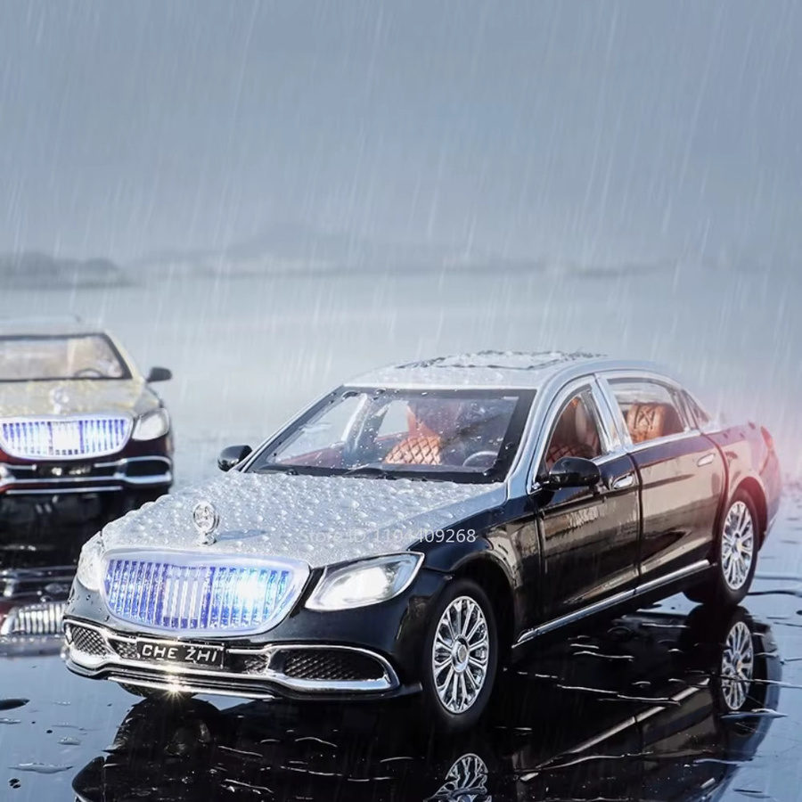 RMZ city S600 Sportwagen Modell, Maßstab 1:24, Metall, mit Licht und Sound - Bild 4
