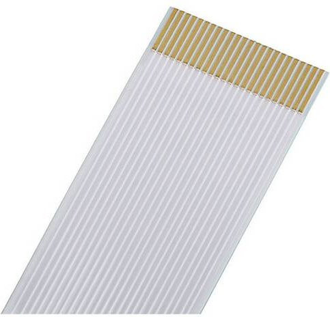 Molex 15020-0909 Flachbandkabel in Weiß mit Goldkontakten und 0,50 mm Rastermaß - Bild 1