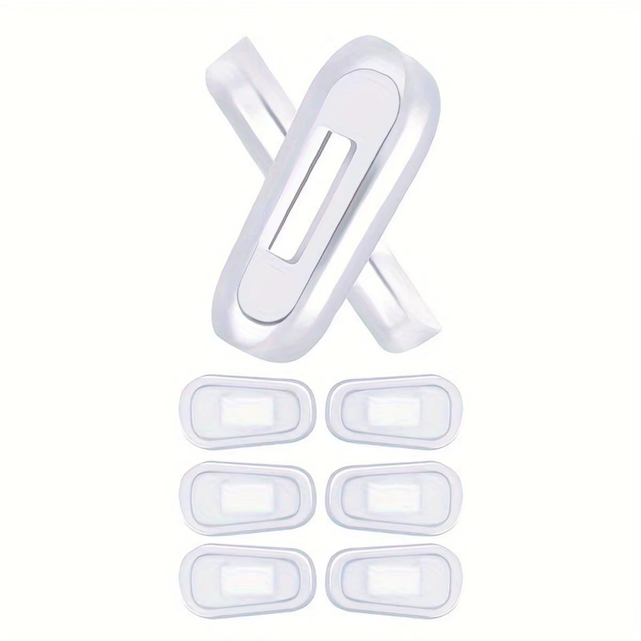 Brillen Reparatur Kit, Gläser Schrauben Kit, Nasenpads, transparent - Bild 3