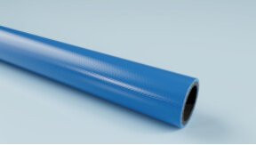 NORRES Pressluftschlauch Ariaform TPU in Blau und Schwarz mit 6mm x 2mm - Bild 1