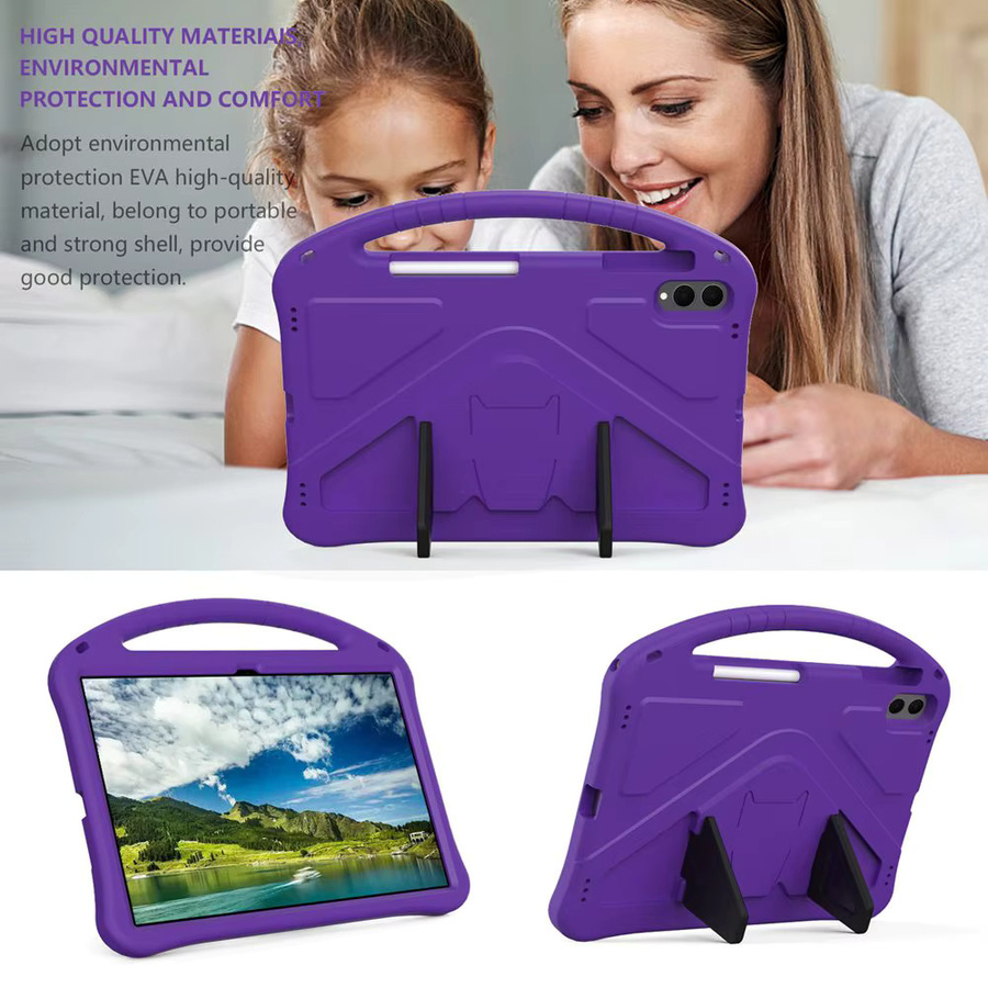 EVA Kids Armor stoßfeste Hülle für Samsung Galaxy Tab S11 Ultra 14,6 Zoll 2025 SM-X930 SM-X936B X930N in Schwarz - Bild 2