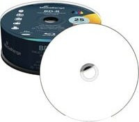 MediaRange BD-R Blu-ray-Rohlinge 25 GB in Weiß - Bild 1