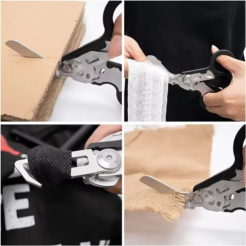 Raptors Tragbare Mehrzweckschere als Taktisches Klappscheren-Set für Erste Hilfe und Outdoor-Survival - Bild 5