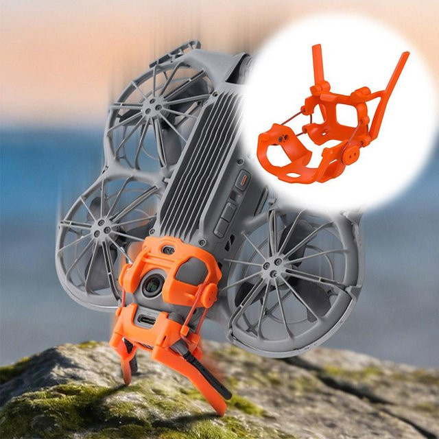 DJI NEO 2 Heckflügel-Antennenschutz aus ABS und Silikon in Orange - Bild 1