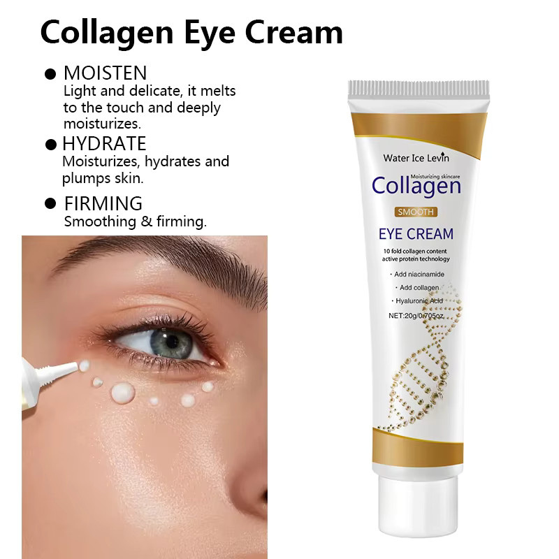 Water Ice Levin Kollagen-Augencreme mit Niacinamid und Hyaluronsäure, Unisex - Bild 2