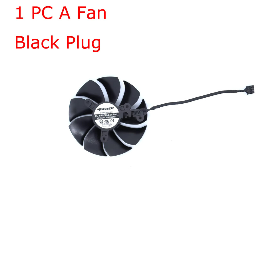 EVGA Video-GPU-Kühler Grafikkarten-Lüfter in Black für GeForce RTX 3050 XC 8G, 3060 12GB und 3060 Ti XC LHR, Modell PLA09215S12H - Bild 2