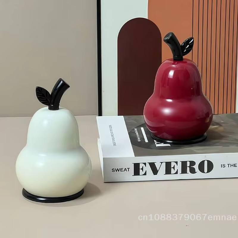 ZYAS Luxus-Zahnstocherbox aus Keramik in Rot zur Aufbewahrung von Zahnstochern, Wattestäbchen und Zahnseide - Bild 2