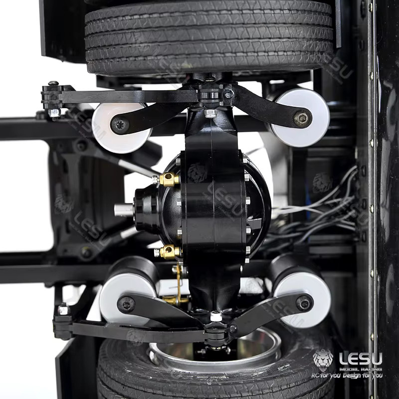 LESU LKW-Simulation Airbag-Aufhängung, Stoßdämpfersystem, 1/14 Maßstab - Bild 2