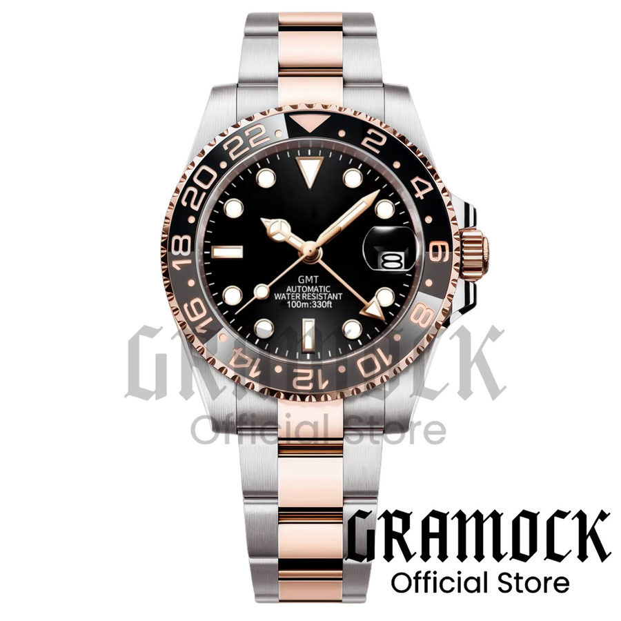 Gramock Armbanduhr, Roségold, Automatik, 40 mm, Edelstahl, Herren - Bild 2
