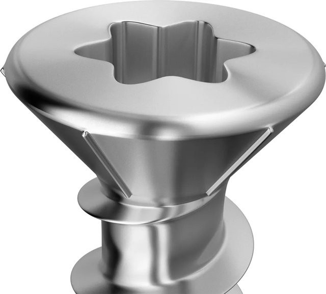 GS Terrassenschraube für Holz aus Edelstahl in Silber, Durchmesser: 5 mm, Länge: 50 mm - Bild 1