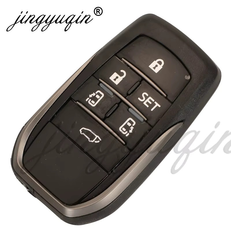 Jingyuqin Smart Remote Auto Schlüssel für Toyota Alphard und Vellfire, Farbe: Schwarz, ID8A Chip, 312/314/433/434 MHz, Keyless Go - Bild 3