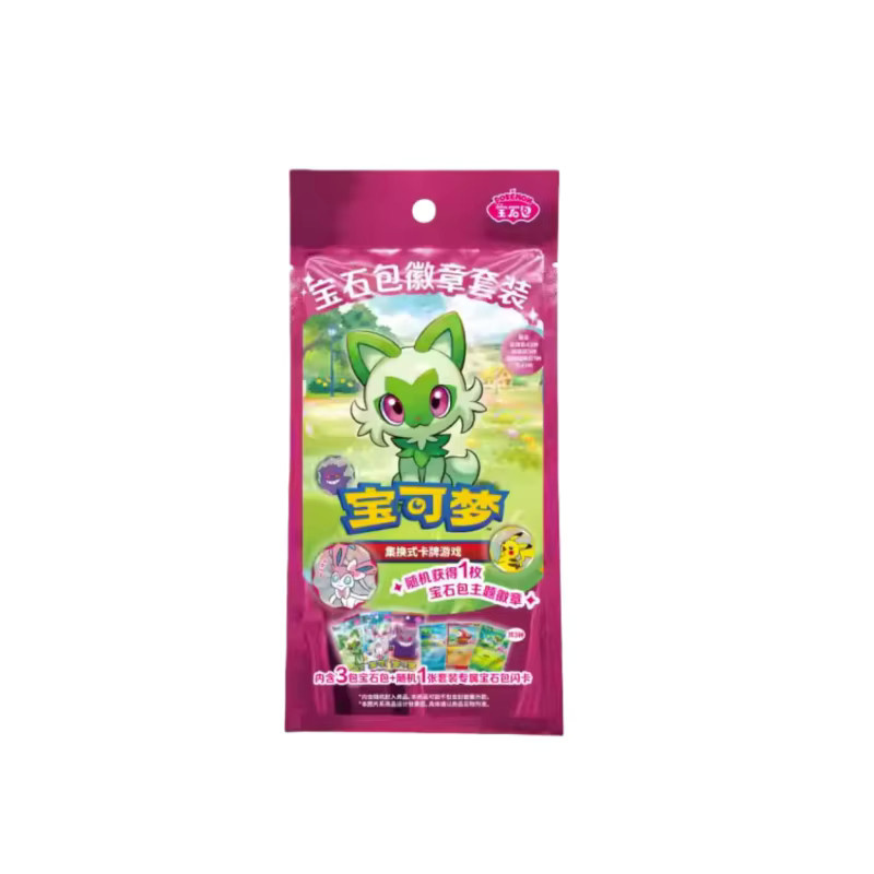 Pokémon Sammelkartenspiel PTCG Gem Pack Abzeichen-Set - Bild 2