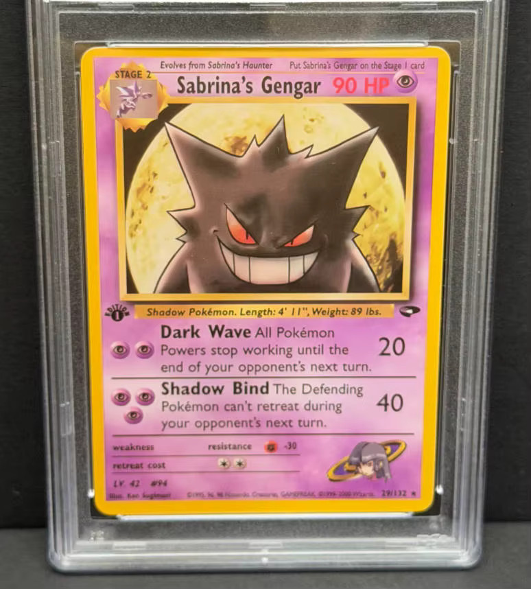 Keeppley Sabrinas Gengar 1. Edition Nicht-Holo Custom-Karte, Pokémon, Replik-Kunstsammlung - Bild 2