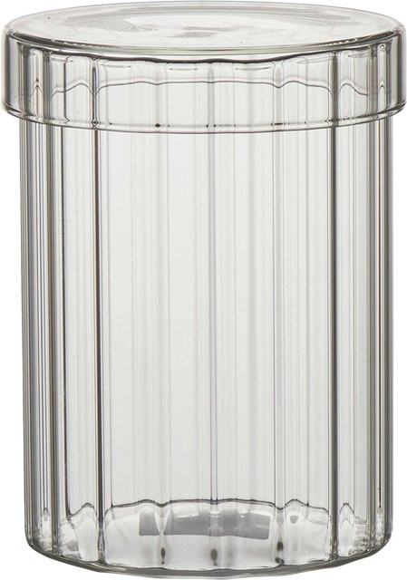 Mömax Dekodose Clearly Klar in Transparent mit Glas und Kunststoff, Durchmesser: 10 cm, Höhe: 13 cm - Bild 1