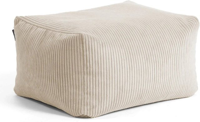 mokebo Sitzhocker Der Ruhestifter aus Cord in Beige - Bild 1