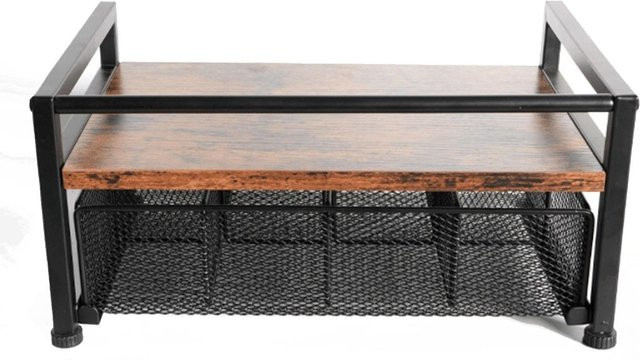 Fishine Teebeutel-Organizer mit 8 Fächern als Aufbewahrungsschublade und Tee-Station in Grau - Bild 1