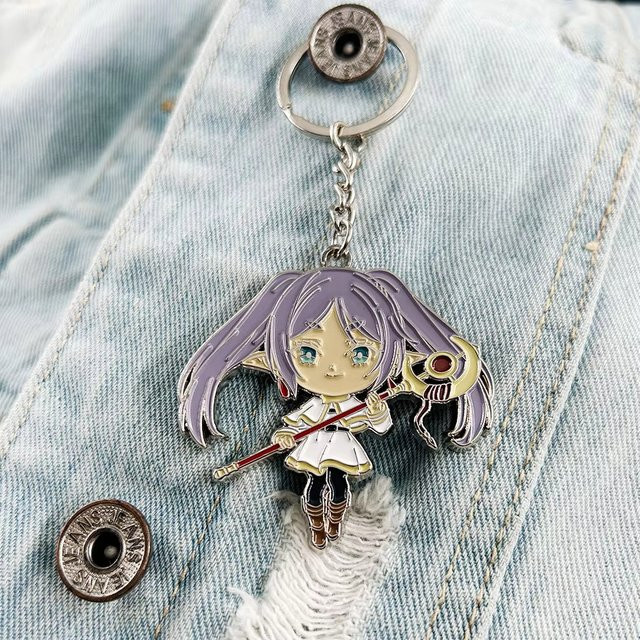 YUMEI Schlüsselanhänger Anime Frieren Beyond Journey's End, Metall - Bild 1
