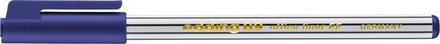 edding Office Liner Fineliner Blau 0,3 mm - Bild 1