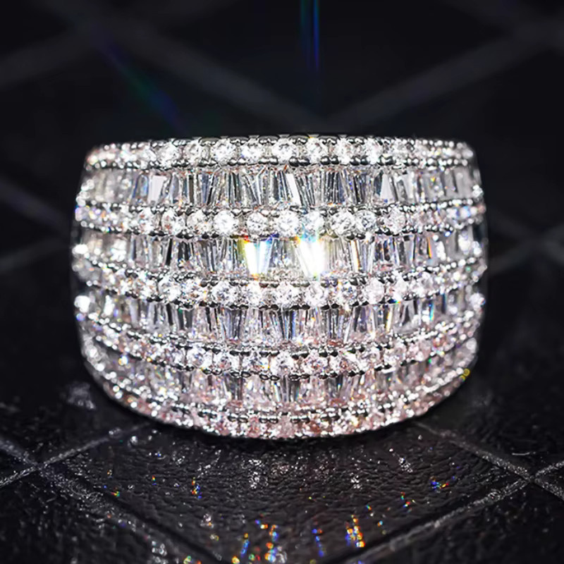 Huitan Ring, Silber, Zirkonia, Damen - Bild 2