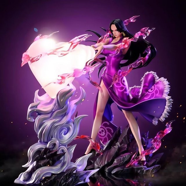 Bandai Boa Hancock Anime-Figur aus PVC als Sammlermodell und Desktop-Ornament, Höhe: 27 cm - Bild 1