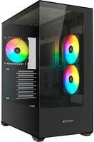 Sharkoon SK6 ARGB Tower-Gehäuse in Schwarz mit ATX-Unterstützung und USB-A - Bild 1