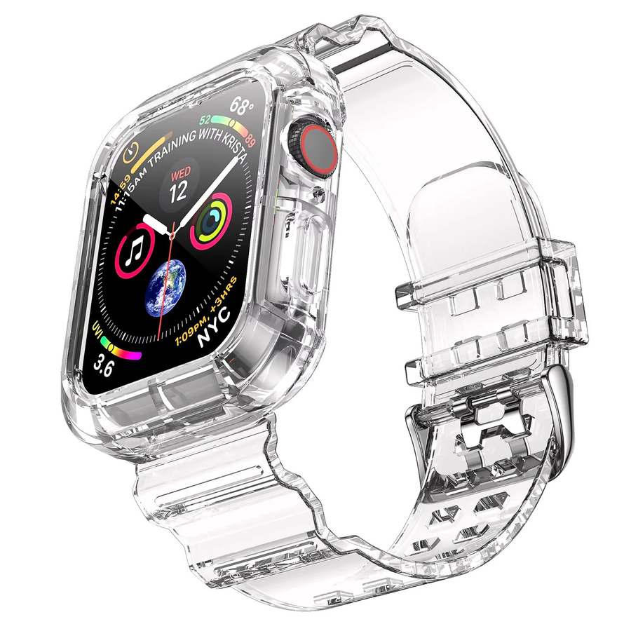 RWBANDS Uhrenarmband Kunststoff, transparent, für Apple Watch - Bild 2