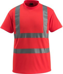 Mascot T-Shirt Townsville Warnshirt in Rot Größe XXL nach EN ISO 20471 Klasse 2 - Bild 1