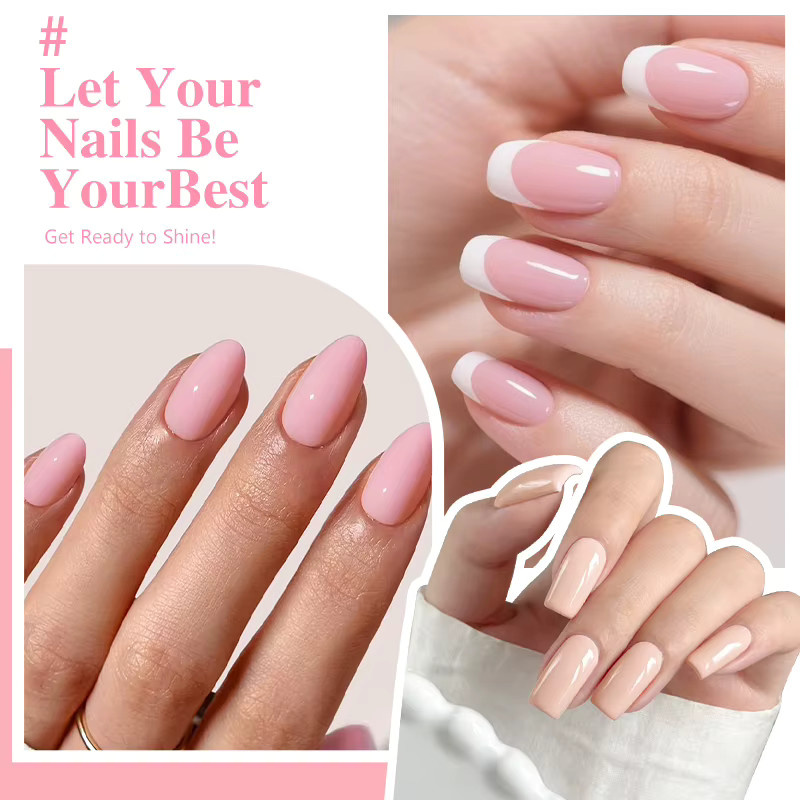 Meet Across Gel Nagellack, Nude Pink, Glänzend, 7 ml - Bild 3