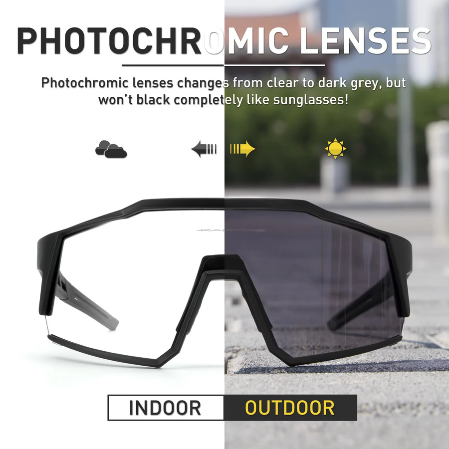 KAPVOE Sportsonnenbrille, photochrom, Herren, Vollrand - Bild 3