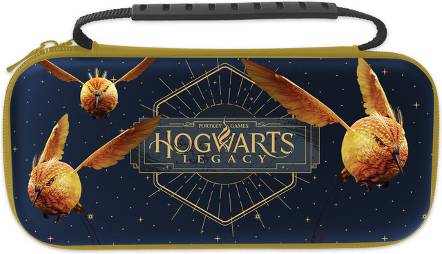 Switch XL Case Harry Potter Hogwarts Legacy Goldener Schnatz in Gold und Blau für Nintendo Switch - Bild 1