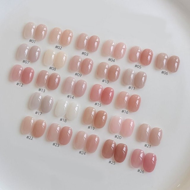 MISS MIANEL Gel Nagellack, Nude Pink, Glänzend, 10 ml - Bild 1