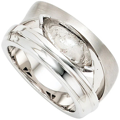 Colfem Ring 925 Sterling Silber, Turmalinquarz, Damen, Ringgröße 52 - Bild 1