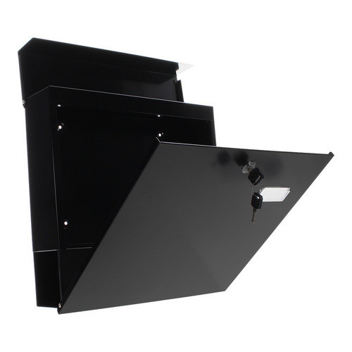 Rottner Tresor Briefkasten Udine, schwarz, Stahl, B: 37 cm, H: 37 cm - Bild 3