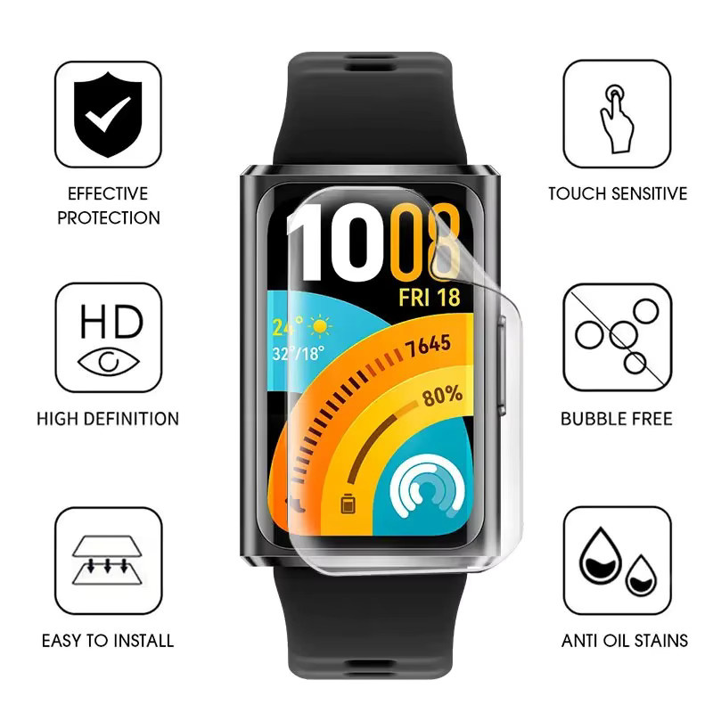 Huawei Schutzfolie für Huawei Band 11, transparent, Unisex - Bild 2
