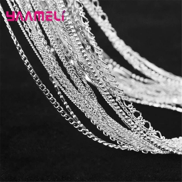 YAAMELI Gliederkette, 925 Silber, Unisex, 40-75 cm - Bild 1