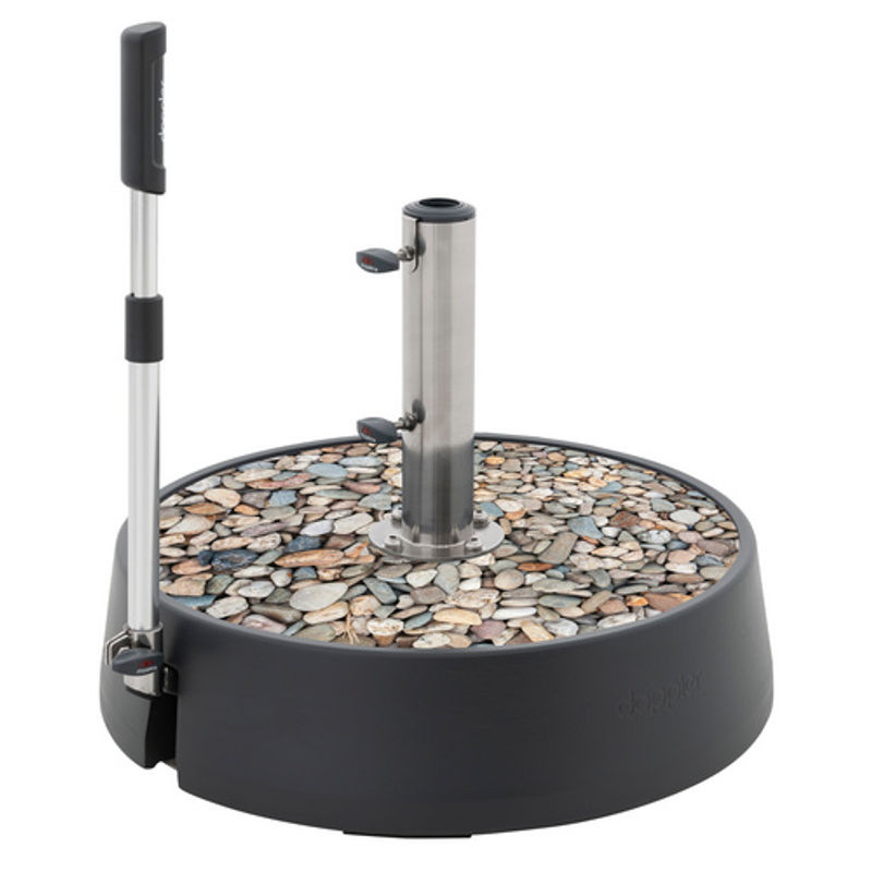 DOPPLER Dekorplatte aus Metall in Silber und Grau, B/H/T: 53 x 53 x 2 cm - Bild 2