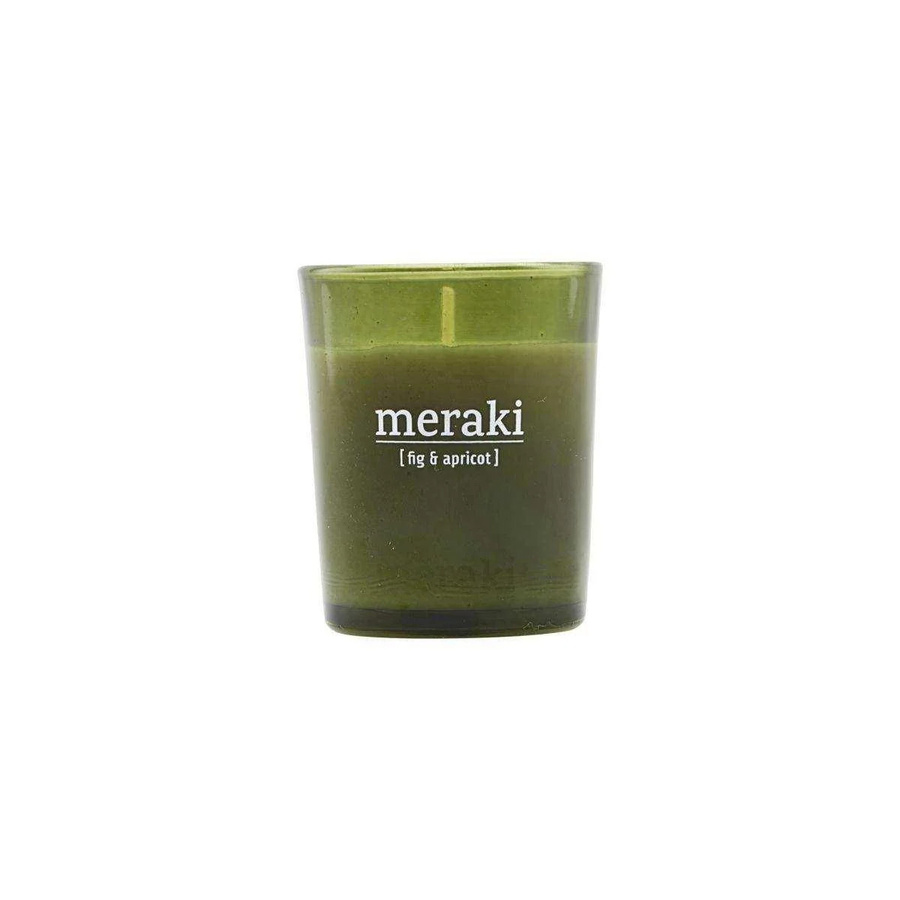 Meraki Duftkerze Fig & Apricot grün - Bild 1