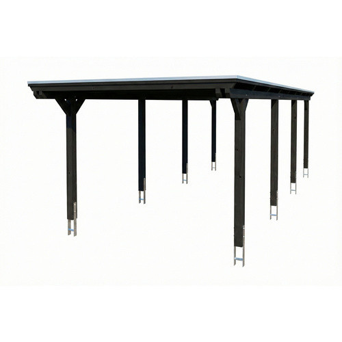 SKANHOLZ Carport Emsland aus Fichte mit Stahl-Flachdach in Anthrazit und Schwarz, B: 846 cm, T: 340 cm, H: 238 cm - Bild 3