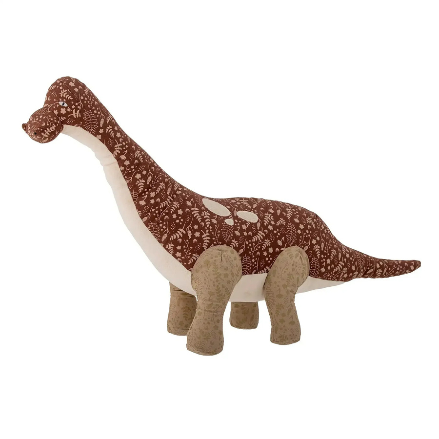 Bloomingville Mini Momo Dino Kuscheltier Leinen braun 60cm - Bild 1