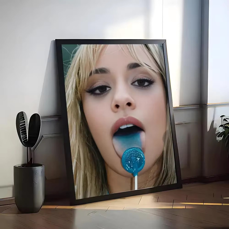 CamilaS C-Cabello Album Cover Poster Ästhetische Wandkunst in Schwarz und Mehrfarbig für dein Zuhause - Bild 3