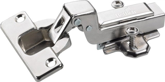 Hettich Intermat Topfscharnier mit Klipsmontage, innenliegend, silber, 12 Stück - Bild 1