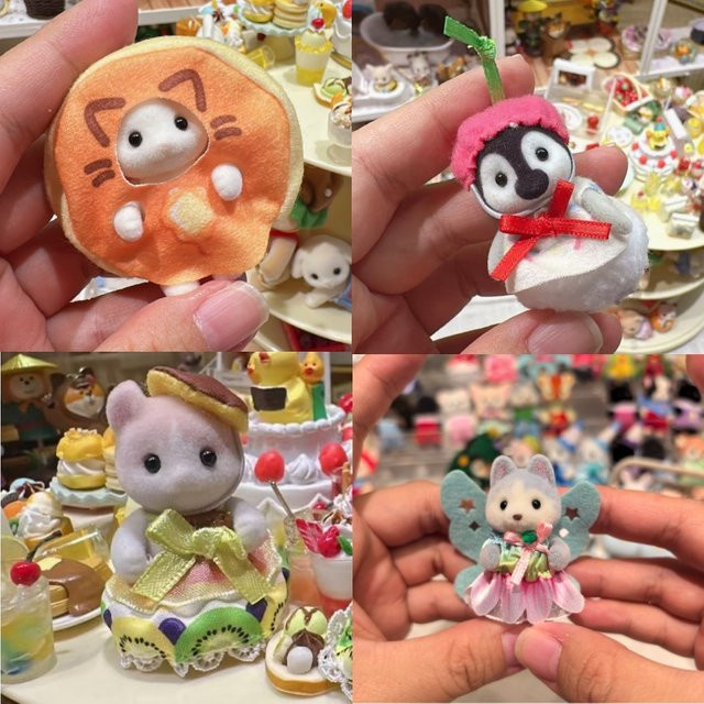 Sylvanian Families Biber-Baby Figur aus Plüsch und Textil in Mehrfarbig - Bild 1