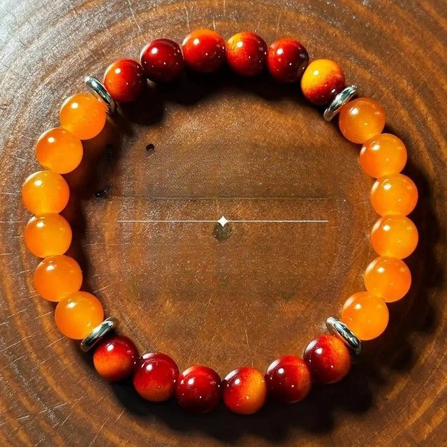 Mairuige Armband, Tigerauge, Jade, Bunt - Bild 1
