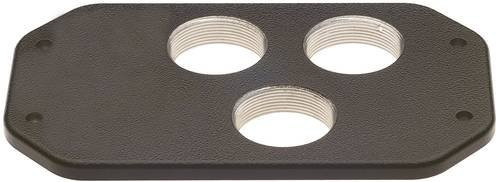 HARTING Montagedeckel 19400489902 aus Edelstahl in Schwarz - Bild 1